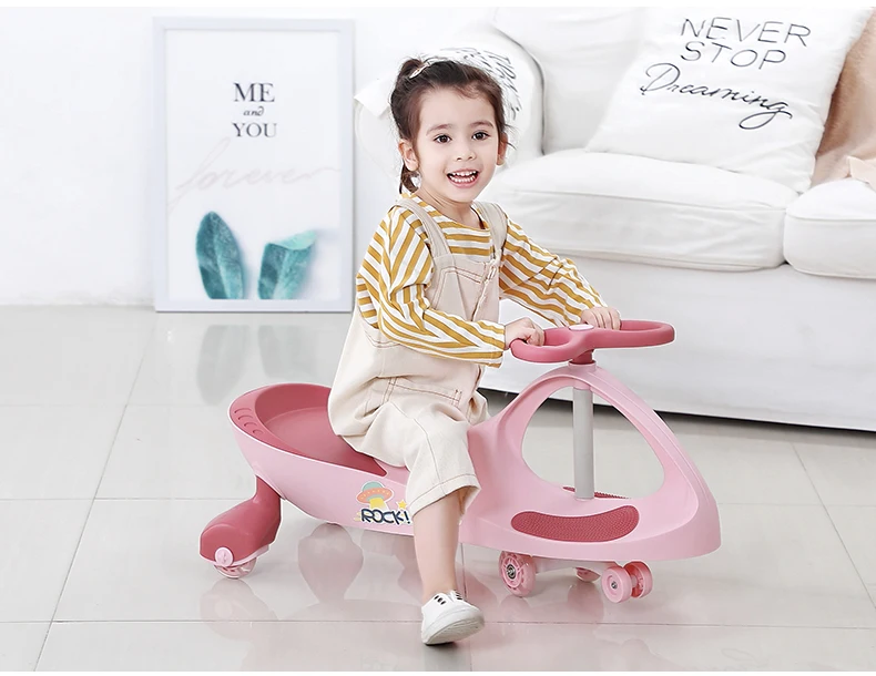 Rolamento de Crianças Meninos e Meninas Roda de Carro de Balanço Doki Carro Giratório Infantil Brinquedo Anti Bebês Universal Escorregadio 2022 14 Crianças Balanço Do Carro