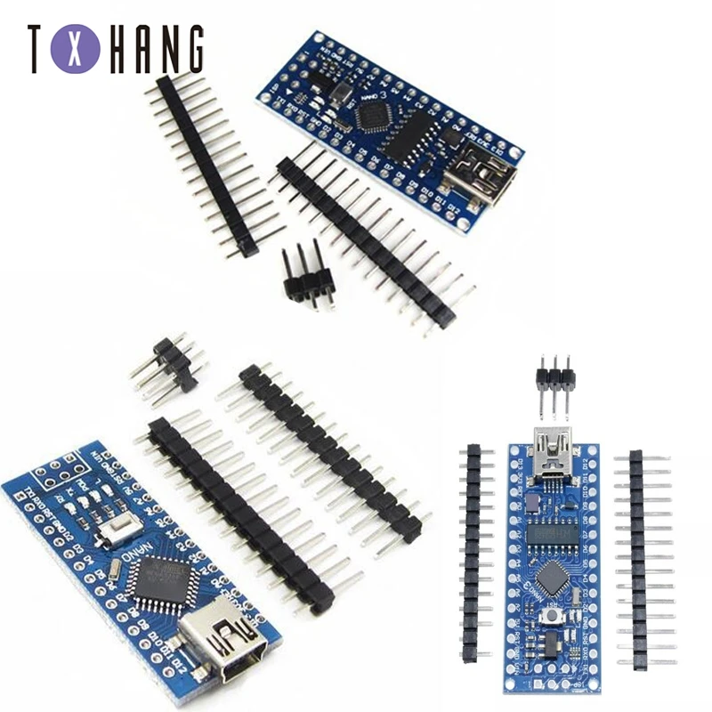 Nano V3.0 usb драйвер совместим с ATmega168/328 P CH340G/FT232 3 3/5 В 16 м для Arduino nano микроконтроллер