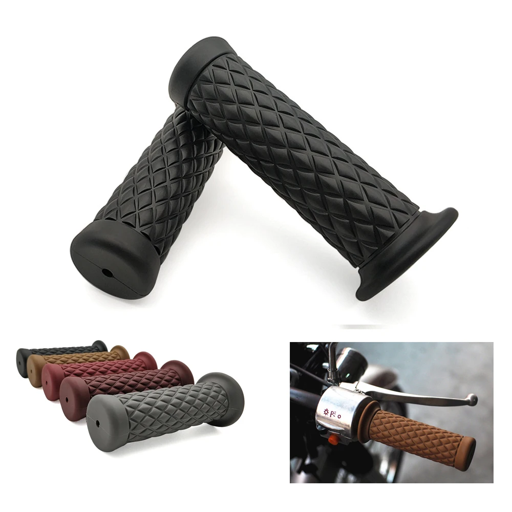 Universal 22mm Hot Handle Bar Motorcycle Hand Grip Handlebar End Fit For Yamaha Fz 6 Fazer 6r 8