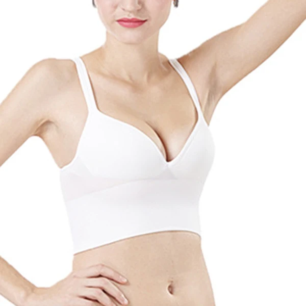 New Ladies Womens Solid Color No Rims Soft Cup Bra Women Fashion Casual Daily Ladies Underwear Seamless Sports Tops