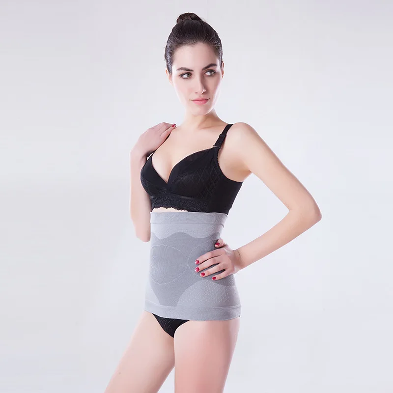  Women Bamboo Belt Slimming Shaper Belly Girdle Waist Cinchers Seamless Control Tummy Trimmer Corset Wrap