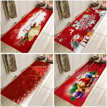 Творческий 3D напечатание рождественское коврик коврики для прихожей и коврики для Спальня Гостиная коврик для кухни, ванной, Противоскользящие коврики