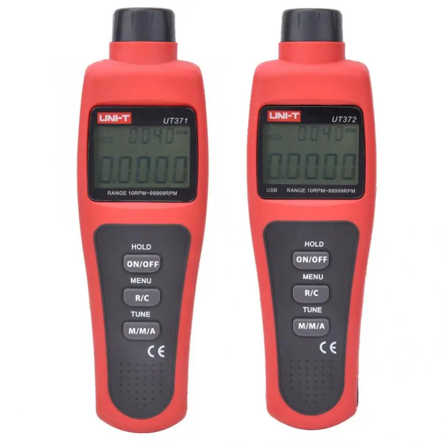 UNI-T UT371/UT372 ручной счетчик вращения Бесконтактный цифровой дисплей Тахометр