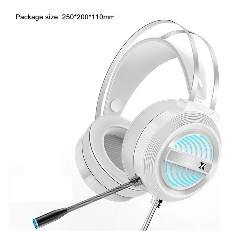 USB Gaming Headset Gamer Headphones 7 1 Surround Sound Stereo Earphone with Mic 77HA