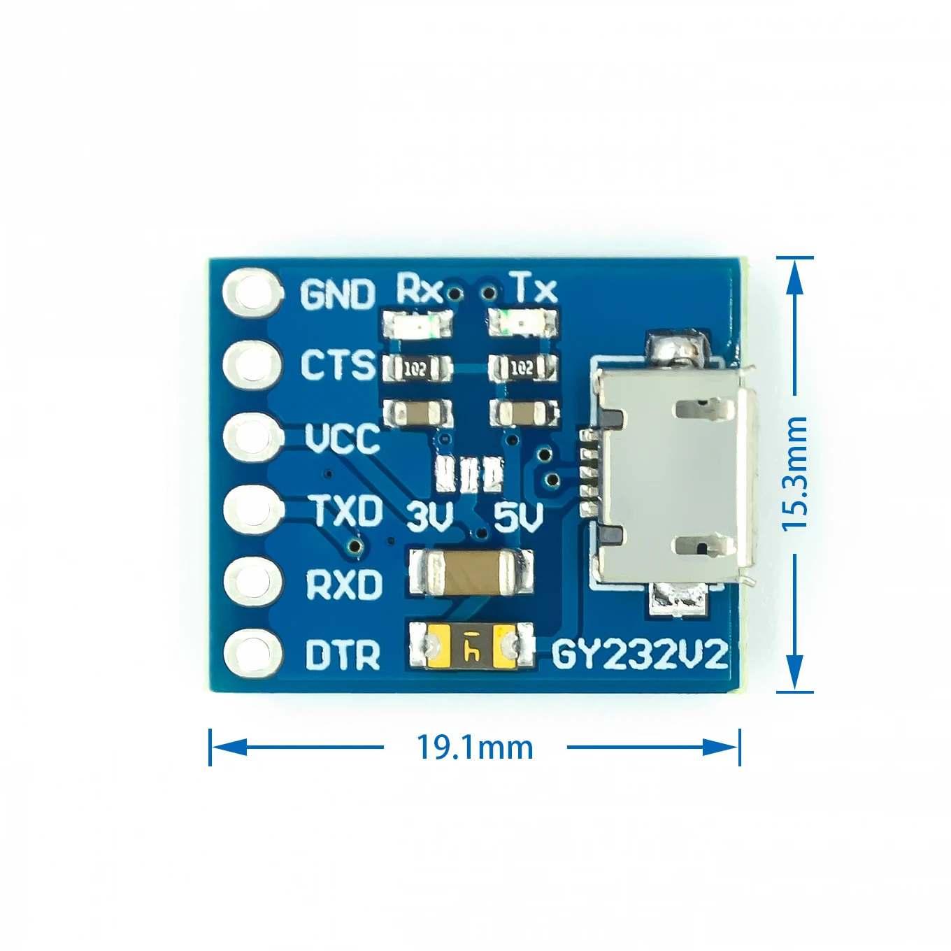 LIJDD USB a Ttl FT232RL Modulo di Comunicazione Flash Board GY232V2 Micro FT232RL USB .Componente elettronico