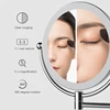 Led Wall Mounted Bathroom Mirror 8 Inch 5X Magnifying Illuminated Makeup Mirror EU/US Plug Bath Vanity Cosmetic Mirror 3