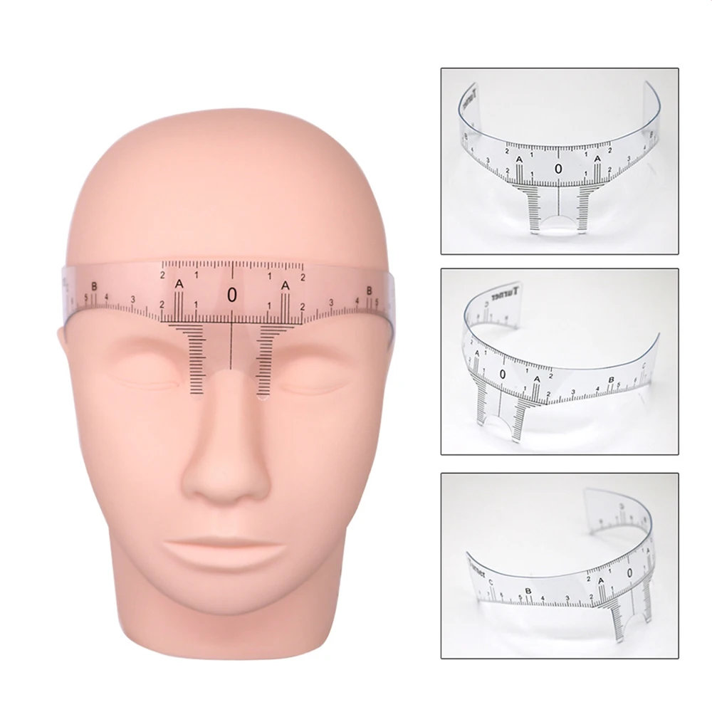 

1PC Reusable Semi Permanent Eyebrow Stencil Eye Brow Measure Tool Eyebrow Tattoo Ruler Shaper Microblading Calliper Makeup Tools