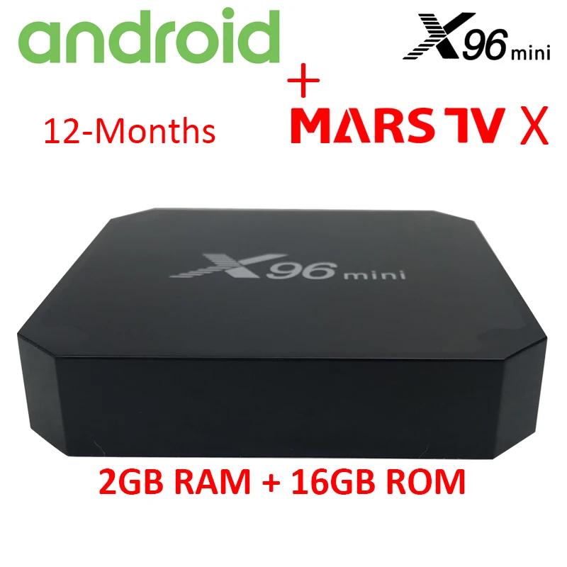 Android tv BOX X96 mini Android 7,1 Бразилия Нидерланды Польша Испания Португалия, Италия Франция Великобритания арабский MARS tv X IP tv бесплатный тест - Цвет: X96mini mars tv x