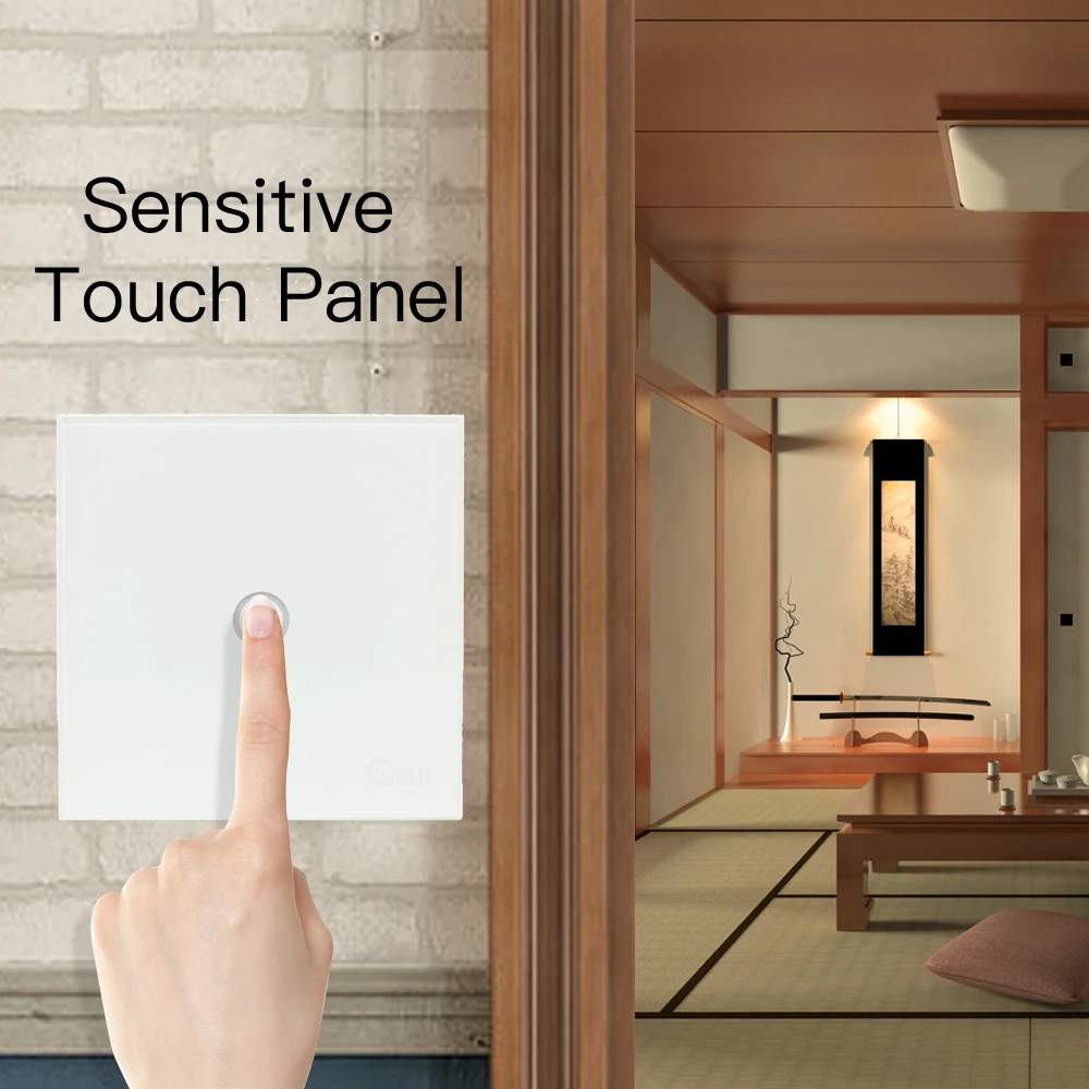 NEO COOLCAM One Gang Smart Home Z-wave Wall Light Switch Home Automation ZWave Wireless Smart Remote Control Light Switch