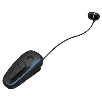 

HOT-Q7 Bluetooth 4.1 Wireless Motion Telescopic Vibration Voice Signal Bluetooth Headset Alert Wear Clip Earphone