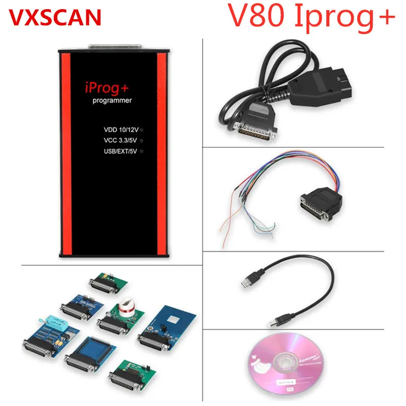 Программатор ключей V80 Iprog + Pro с поддержкой IMMO коррекция пробега сброс подушки