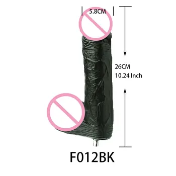 Fredorch Sex Machine Attachments big black dildosOrgasm G-spot stimulation, silicone dildo for vac-u-lock love Machines 6