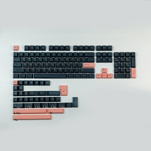 スペースバー用Gmk fireflyキーキャップ,140キー,PBT染料,サブ,キー 