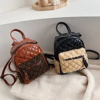 

Maomao small bag women 2019 new Korean version versatile messenger bag double shoulder bag Lingge travel small backpack