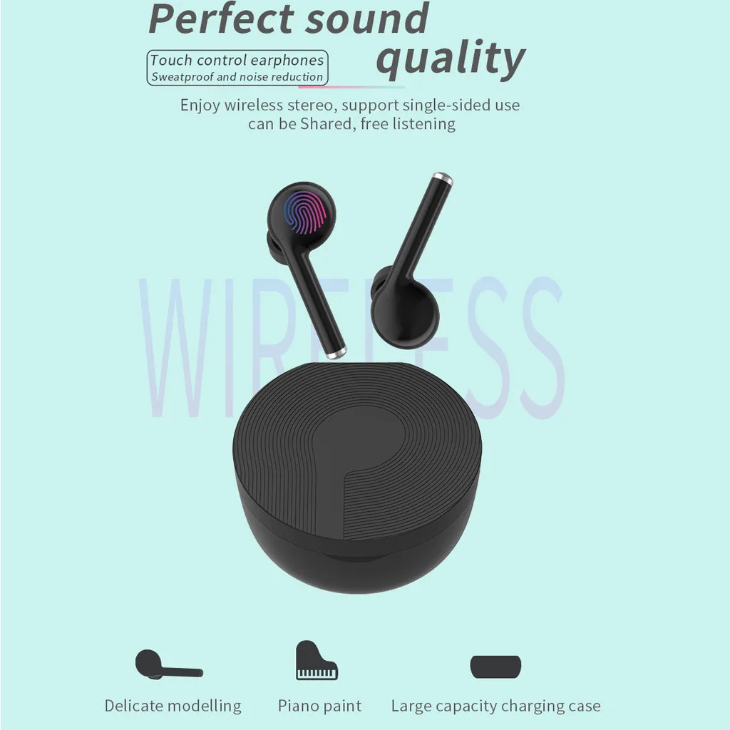 Wireless bluetooth headset