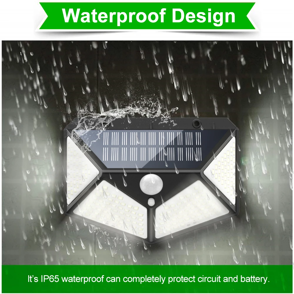 180 100 LED Solar Light Outdoor Solar Lamp with Motion Sensor Solar LED Light Waterproof Sunlight Powered for Garden Decoration 180 100 LED Solar Light Outdoor Solar Lamp with Motion Sensor Solar LED Light Waterproof Sunlight Powered for Garden Decoration
