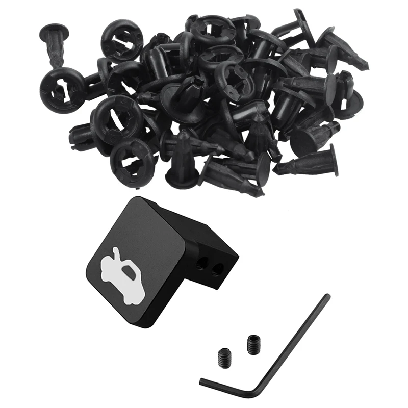25 Pcs Plastic Push in Car Bumper Fender Door Rivets Clip with Hood Release Latch Handle Repair Kit Fits for Honda | Автомобили и