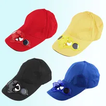 Веерная шляпа наружные вентиляторы Веерная шапка-игрушка Кепка шляпы солнечная энергия