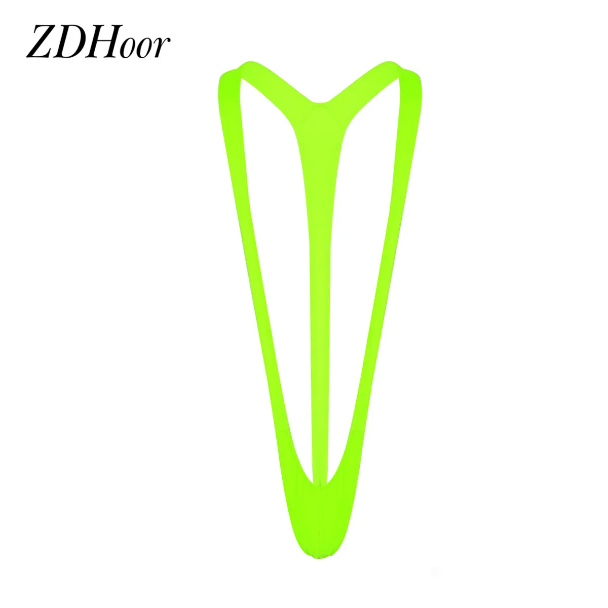 Costume Da Bagno Uomo Mankini Fluoro Sexy Stretch Aperto Indietro Sospensorio Intimo Uomo Gay Perizoma Sexy Body Body Tuta