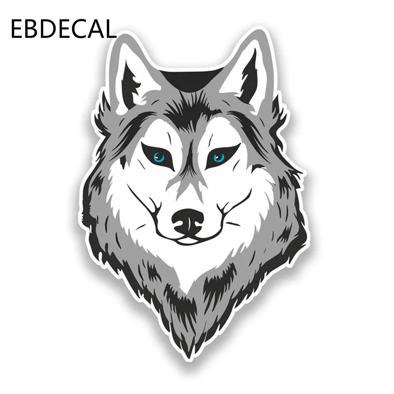 EBdecalFashion интересный сердитый волк голова мультфильм для