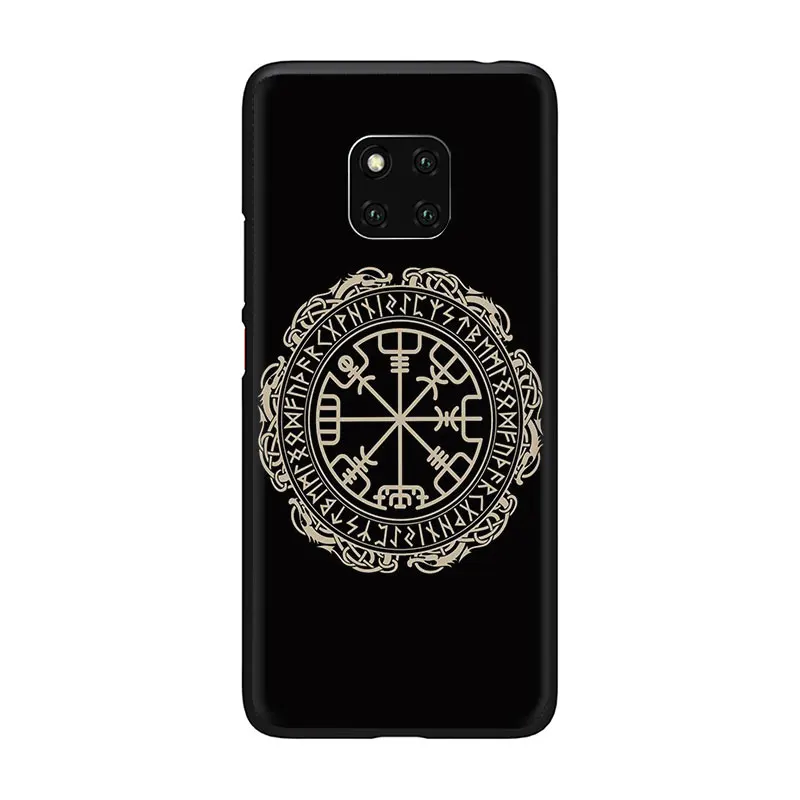 EWAU Viking Vegvisir Odin скандинавский Мягкий ТПУ чехол для телефона huawei Y5 Y6 Y7 Prime Y9 mate 10 20 30 Pro Lite Nova 3 3i 5i - Цвет: B5
