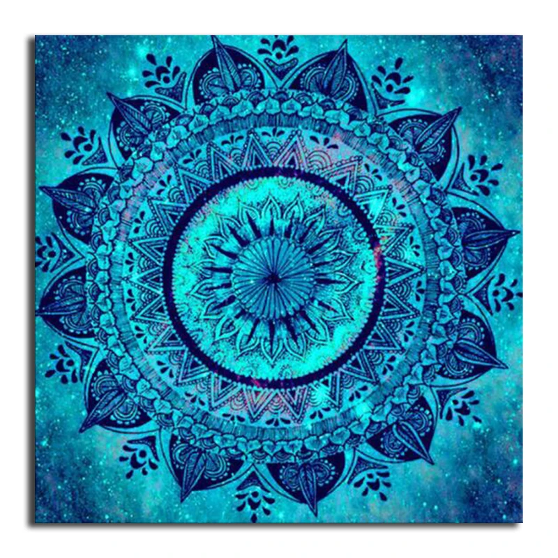 Blue mandala
