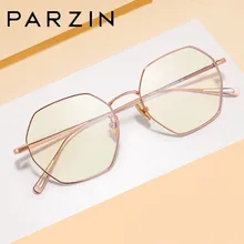 PARZIN, синий светильник, блокирующие очки для женщин и мужчин, очки для компьютера, Ретро стиль, Женские оправы для очков, 15759