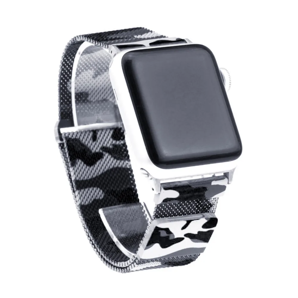 Ремешки для Apple Watch, Миланская петля, ремешок из нержавеющей стали, магнитная застежка, замена для iWatch серии 5/4/3/2