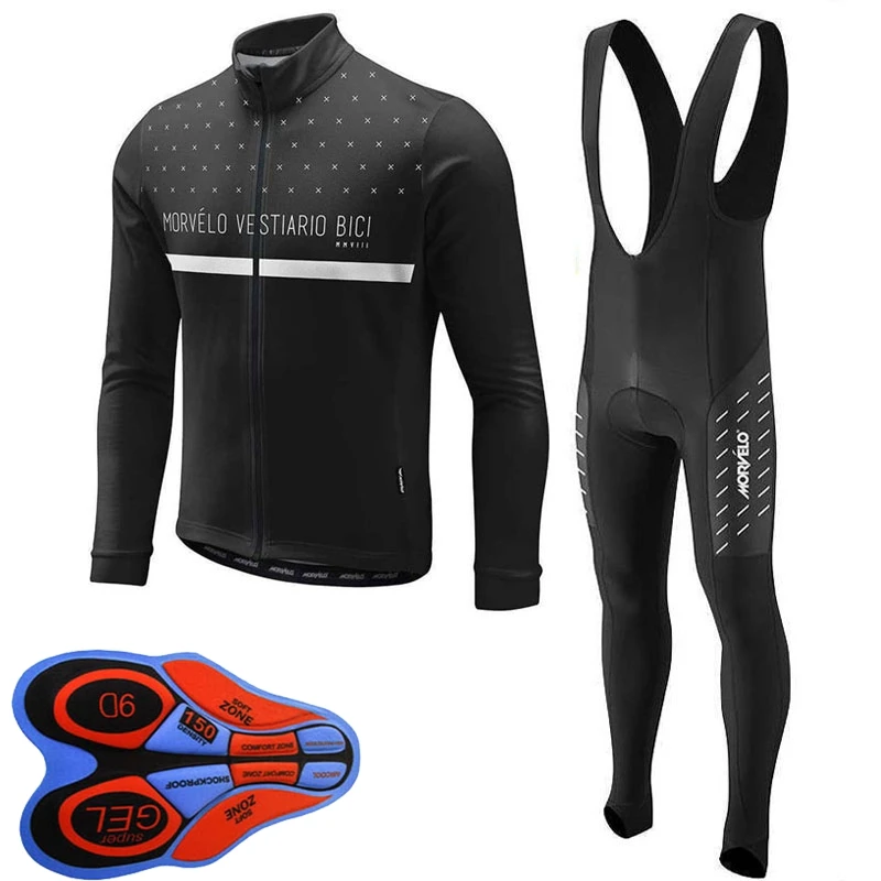 Morvelo Pro Team с длинным рукавом Майки для велоспорта Ropa Ciclismo Maillot велоодежда MTB Одежда для езды на велосипеде S45 - Цвет: Q5