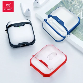 

XUNDD Bluetooth Wireless Earphone Case Matte Surface Texture Protective Headphone Case For Airpods Shockproof Cover