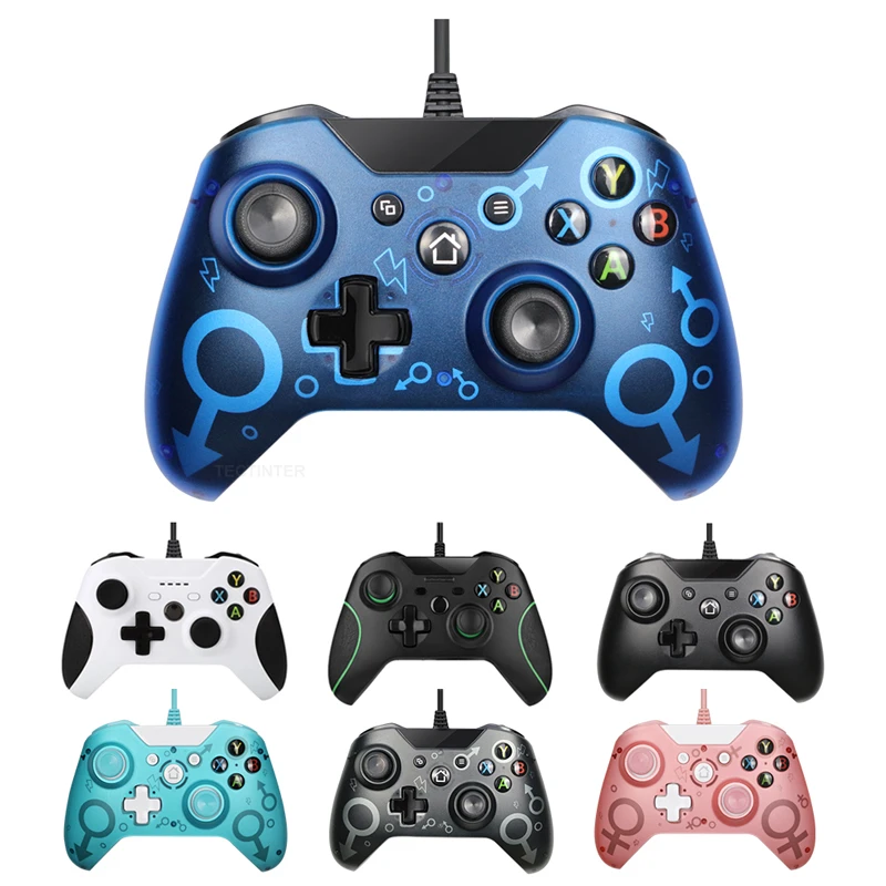 Usb有線コントローラcontroleマイクロソフトxbox Oneゲームパッドコントローラxbox Oneのためのwindows Pc Win7 8 10ジョイスティック Gamepads Aliexpress