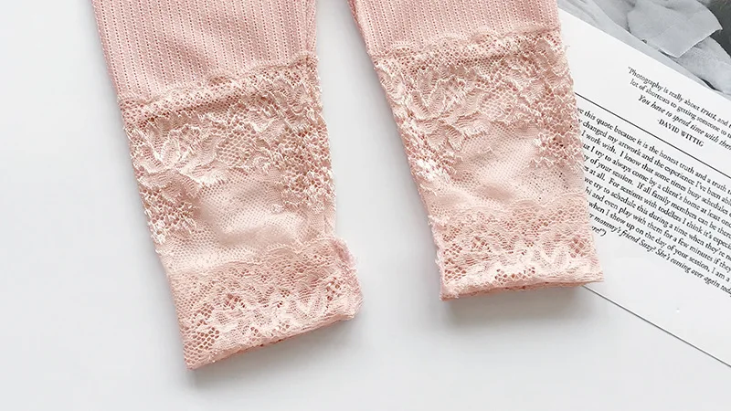 19 летние детские кружевные леггинсы из мерсеризованного хлопка с вертикальными полосками, сетчатые ультратонкие, дышащие, противомоскитные, 53265
