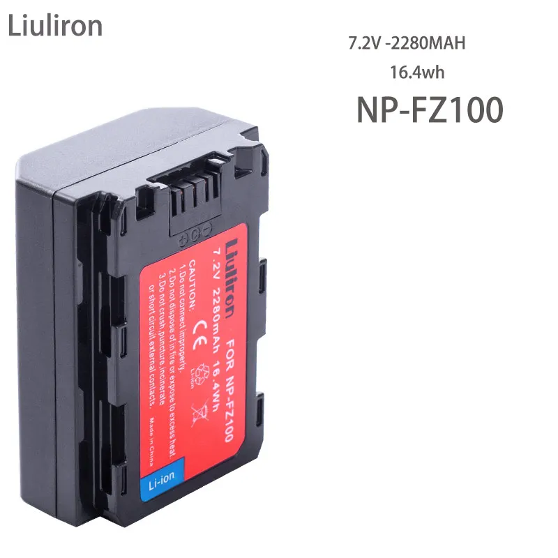 2280 мАч NP-FZ100 NPFZ100 NP FZ100 батарея+ светодиодный двойной USB зарядное устройство для sony NP-FZ100, BC-QZ1, sony a9, a7R III, a7 III, ILCE-9