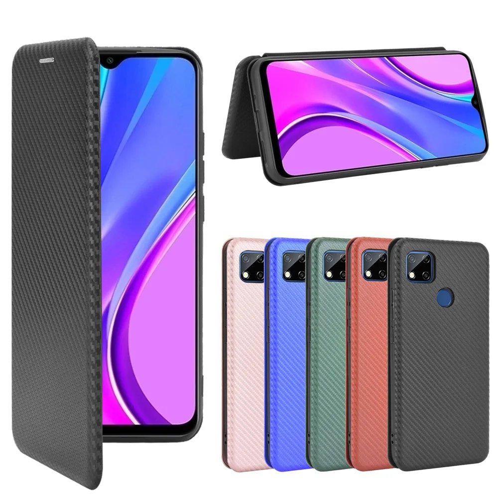 Кожаный чехол книжка для Xiaomi Redmi 9C 6 53 дюйма|Бамперы| |