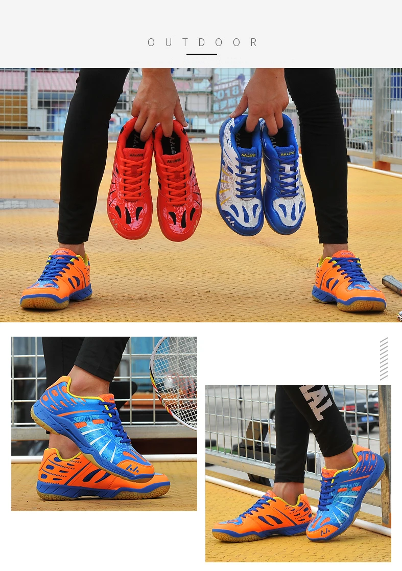Женская обувь для бадминтона, мужские кроссовки, обувь для спорта на открытом воздухе, дышащие женские кроссовки, мужские тренировочные Нескользящие высококачественные теннисные туфли