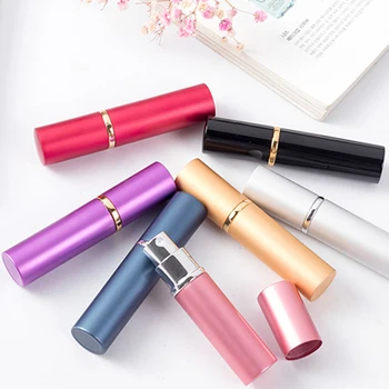 

2PCS 10ML Mini Container Aluminum Refillable Perfume Spray Bottle Empty Cosmetic Storage Bottle Storage Box Perfume Bottle