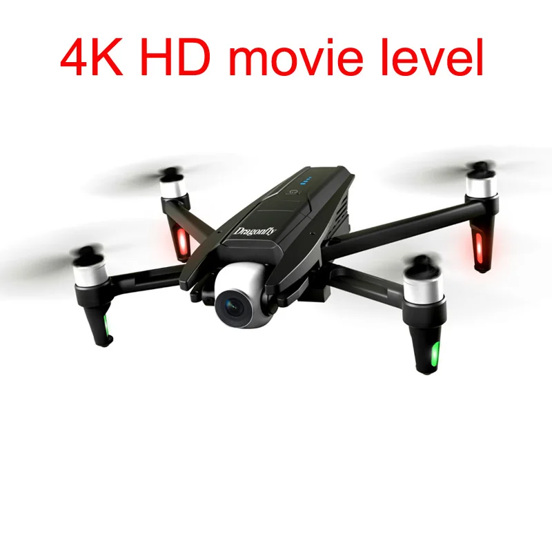 Professional GPS WiFi FPV drone with movie level 4K HD Camera Gimbal 170Â° Pitch Optical Flow Brushless RC Drone Quadcopter RTF