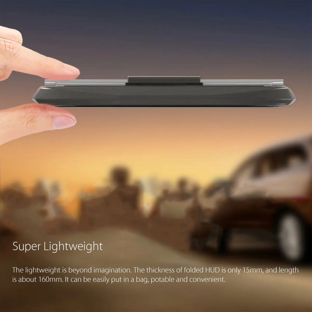 Universal HUD Head Up Display Car Cell phone GPS Navigation Image Reflector Holder Mount