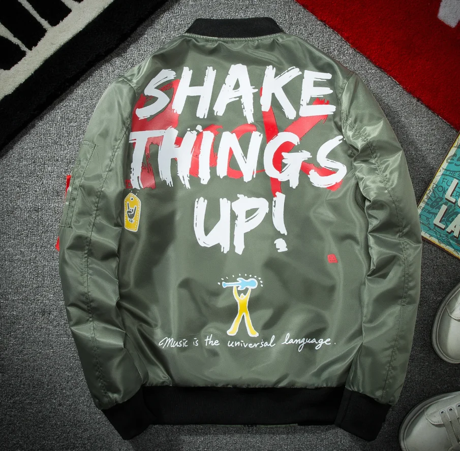 Новая европейская американская Японская уличная Harajuku Мужская Женская куртка-бомбер вышитые женские s мужские куртки и пальто плюс размер - Цвет: 3
