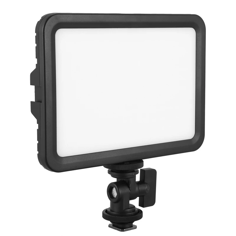 

AMS-Professional Ultra-thin Adjustable Color Temperature LED Video Light 5600K Dual-Color Photography Fill Light for Canon Nikon