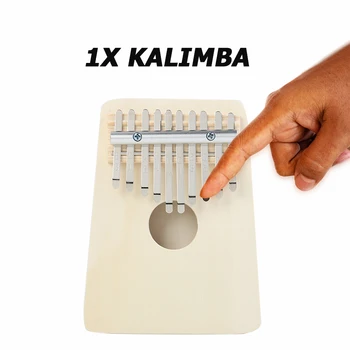 

A Set Thumb Piano Handmade Set 10 Key Kalimba DIY Kit Basswood Thumb Piano Musical Instrument for Beginner Handmade