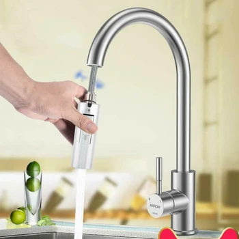 

Kitchen Faucet sprayer Sink Shower Head Chrome Plating G1/2" 2 Function