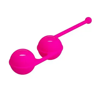

Hot pink vaginal balls Kegel Tighten Up III