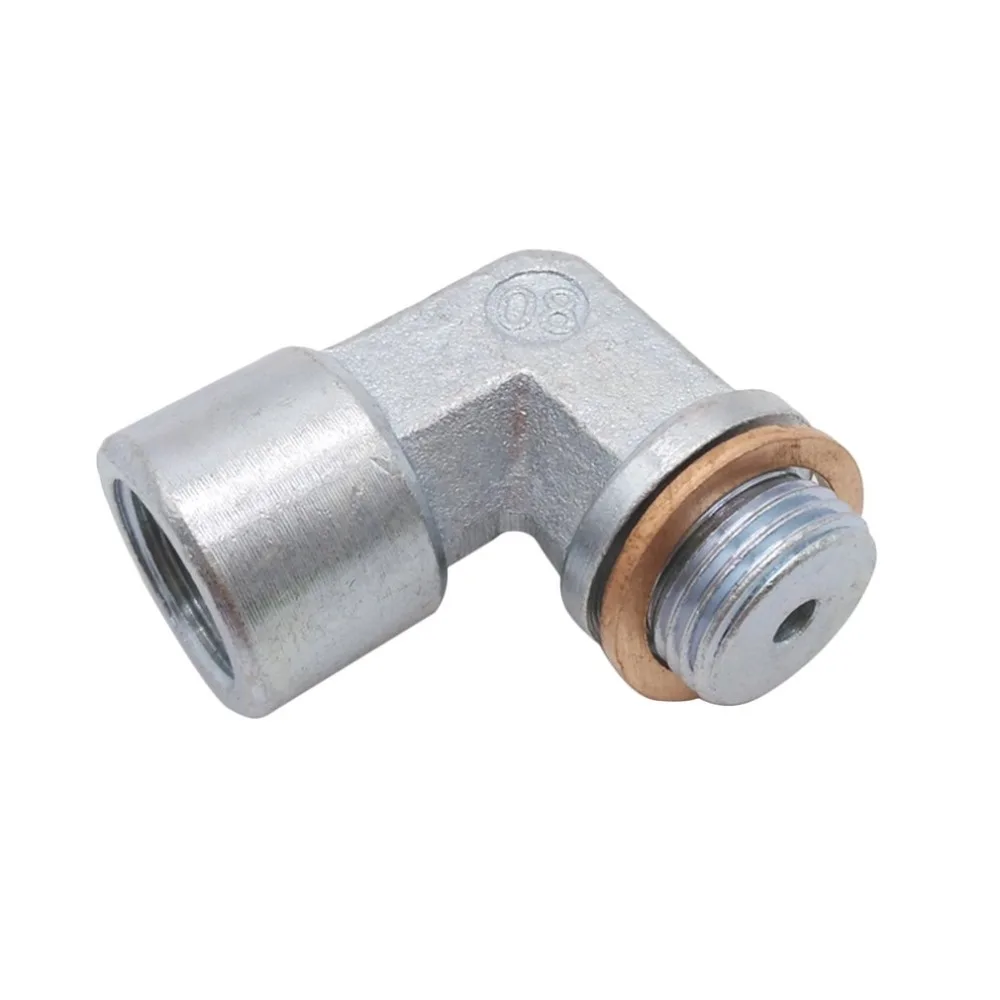 New O2 Oxygen Sensor Angled Extender Spacer 90 degree 02 bung Extension M18X1.5