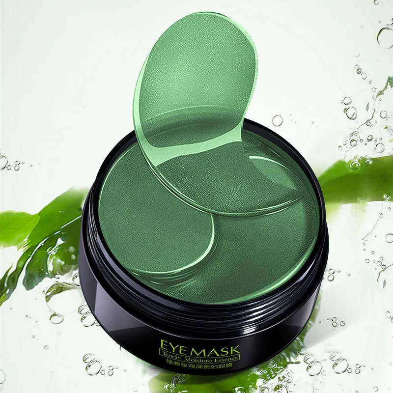 

Korean Se 24K Green Tourmaline Seaweed Skin Rejuvenation Rich Lady Eye Mask Moisturizing Firming Rejuvenation Eyes Mask Eye Nurs