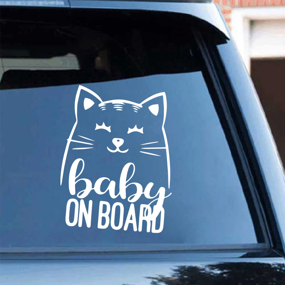 Мультфильм Детские кошки автомобиля Наклейка Виниловая наклейка на авто
