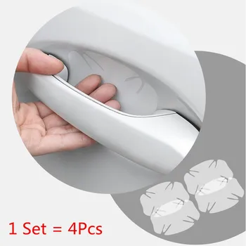 

2020 NEW Car door handle stickers protector film for Citroen Picasso C1 C2 C3 C4 C4L C5 DS3 DS4 DS5 DS6 Elysee C-Quatre Triomphe