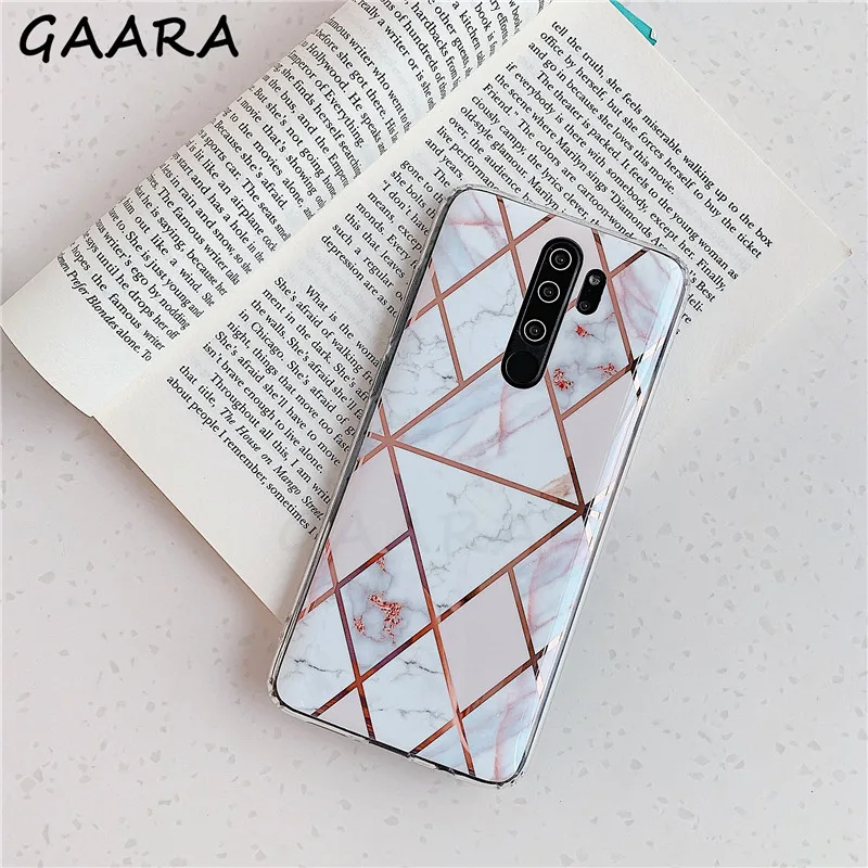 Покрытие геометрический мраморный чехол для Xiaomi Redmi Note 5 6 7 8 Pro Чехол для Xiaomi Redmi Note 5 6 7 8 чехол для телефона мягкий силиконовый etui - Цвет: D