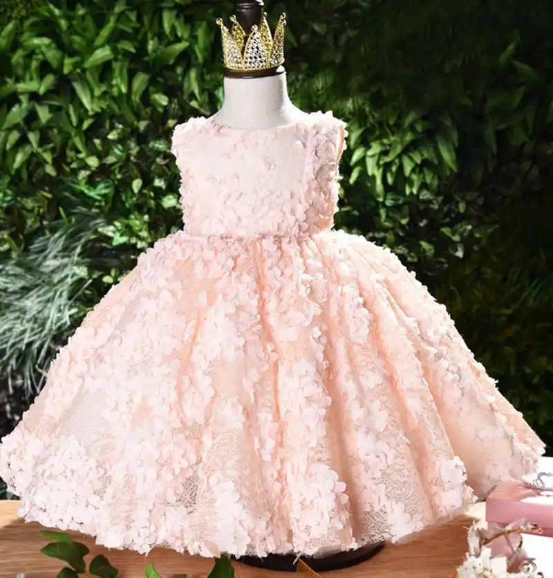 Elegante Vestido Rosa De Flores Para Nina Vestido De Tutu Vestido De Cumpleanos Para Nina Recien Nacida Vestido De Princesa Para Boda Vestidos De 1 Ano Wg 184 Aliexpress
