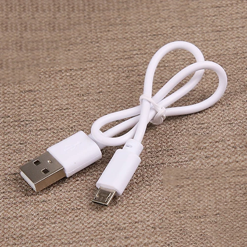 50cm white Эго USB Зарядное устройство электронные сигареты eGo резьбы usb адаптер зарядный кабель для передачи данных для электронные сигареты eGo EVOD CBD Батарея Vape Наборы - Цвет: 50cm white